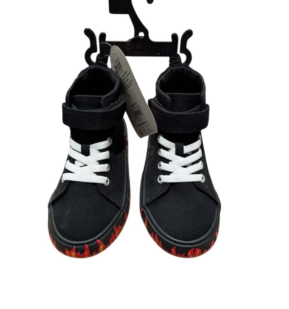 Wonder Nation Toddler Boys' Casual Monster Flame High Top Sneakers